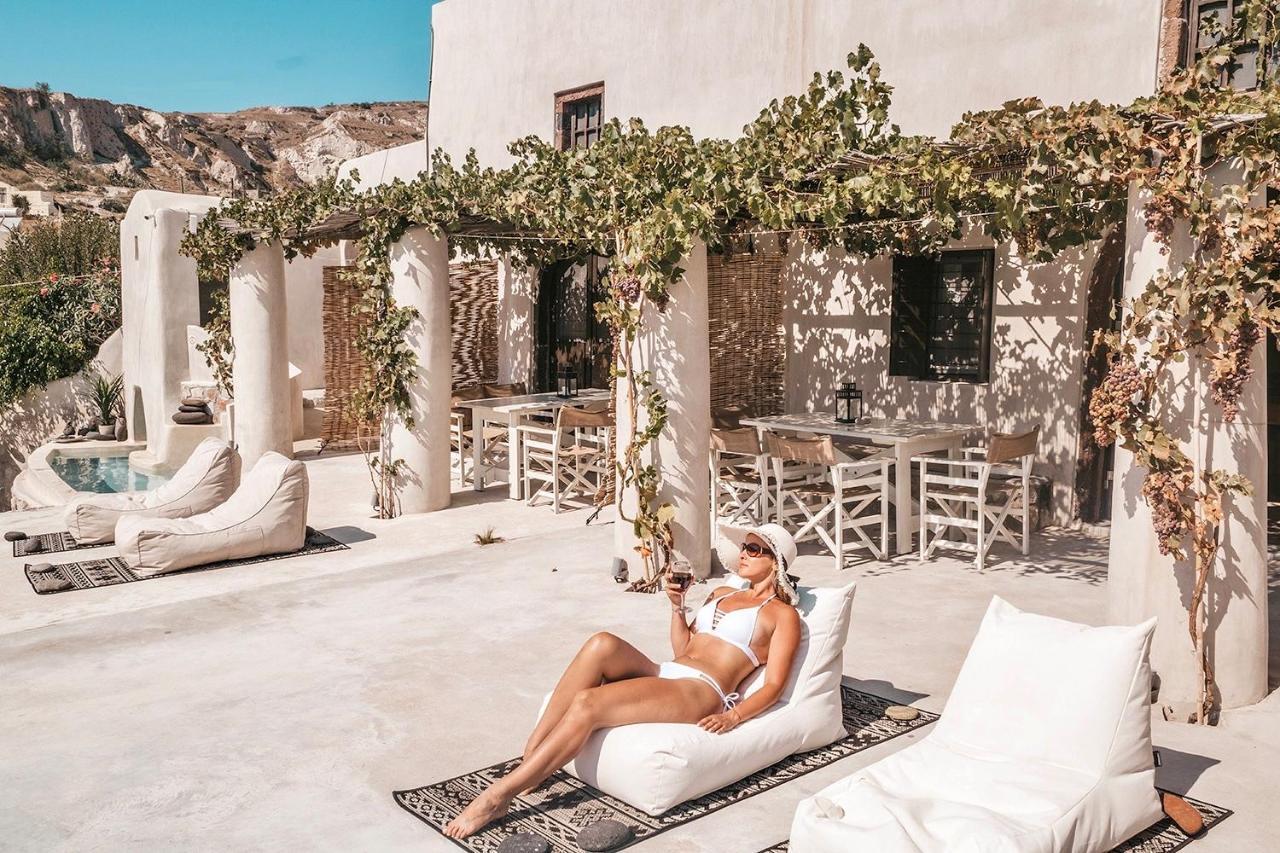 Canava Villas #2 In Santorini Private Pool Emporio  المظهر الخارجي الصورة